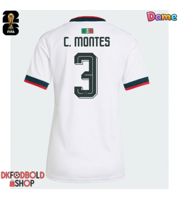 Mexico Cesar Montes #3 Udebanetrøje Dame VM 2026 Kort ærmer